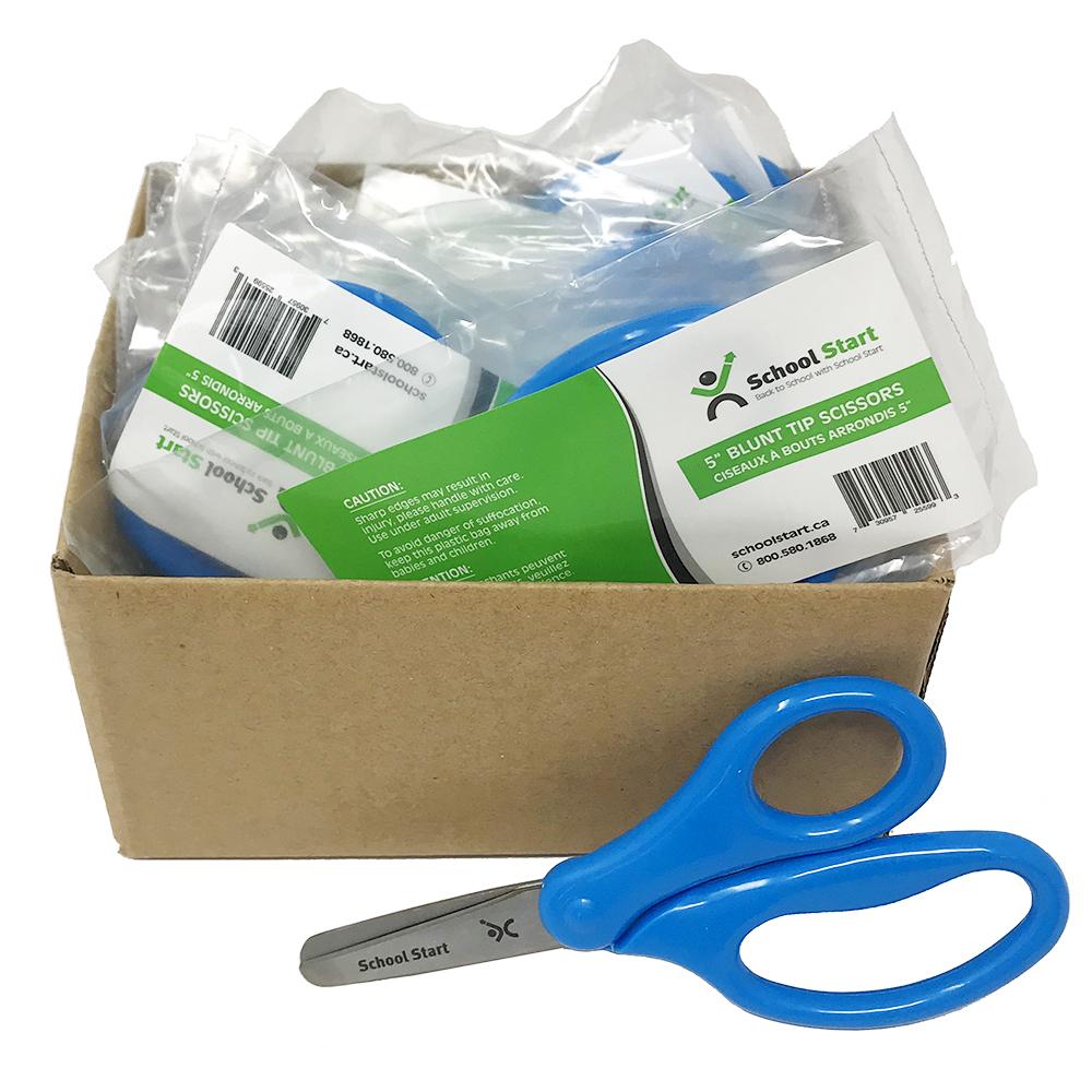 School Start 5" Blunt Scissors (12 Pack)